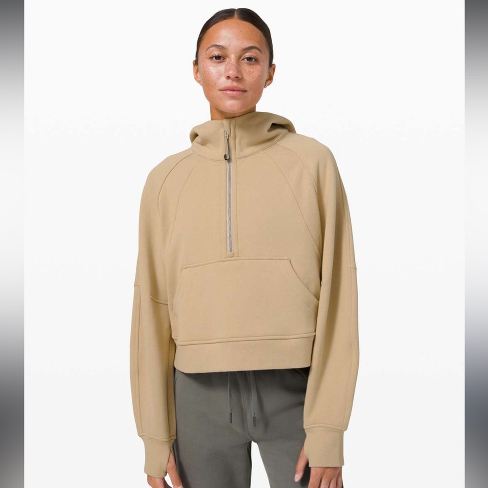 Lululemon Scuba Half Zip Hoodie in Trench M/L